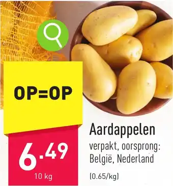 ALDI Aardappelen 10 kg aanbieding