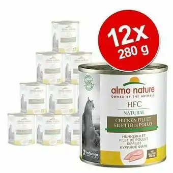 Zooplus 12x280g Kipfilet Almo Nature Classic Kattenvoer aanbieding