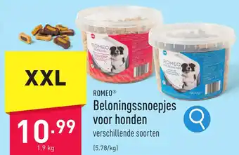 ALDI Beloningssnoepjes voor honden 1.9 kg aanbieding