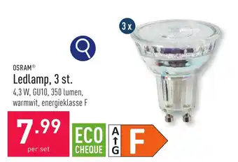 ALDI Ledlamp, 3 st. aanbieding