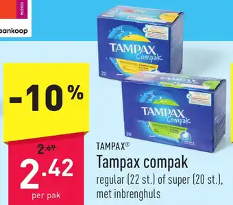 Tampax compak per pak