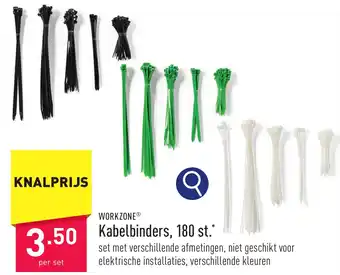 Kabelbinders, 180 st.