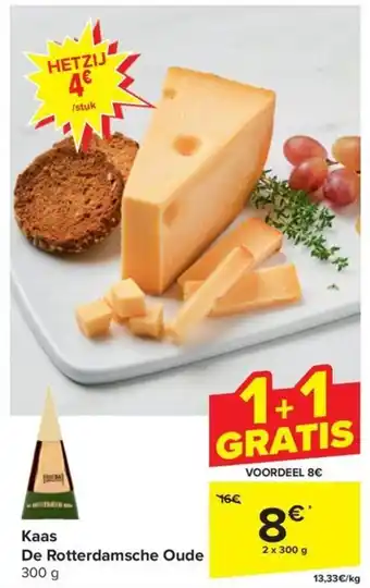 Carrefour Market Kaas De Rotterdamsche Oude 2 x 300 g aanbieding