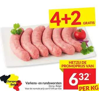 Intermarché Varkens- en rundsworsten aanbieding