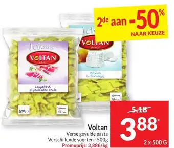 Intermarché Voltan Verse gevulde pasta 2 x 500g aanbieding