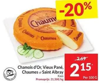 Intermarché Chamois d'Or, Vieux Pané, Chaumes of Saint Albray Kaas 100h aanbieding
