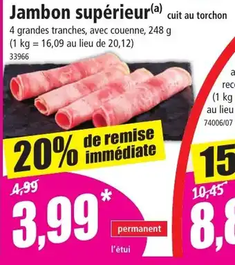 Norma Jambon supérieur aanbieding