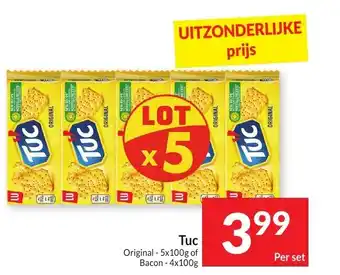 Intermarché Tuc Original - 5x100g of Bacon - 4x100g aanbieding