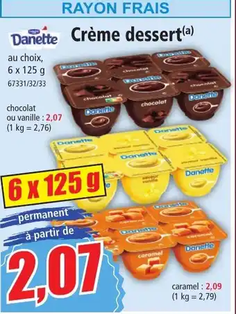 Norma Danette Crème dessert 6 x 125g aanbieding