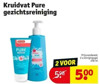 Kruidvat Kruidvat pure gezichtsreiniging aanbieding