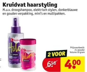 Kruidvat Kruidvat haarstyling aanbieding