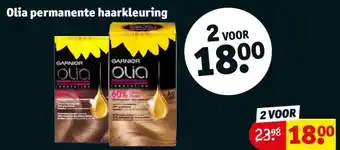 Kruidvat Olia permanente haarkleuring aanbieding