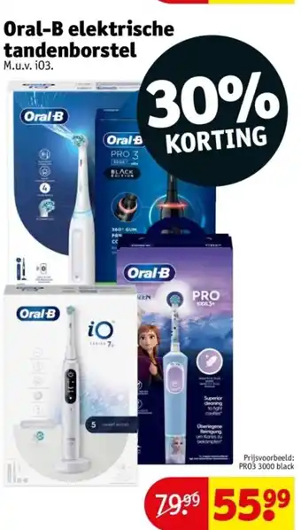 Kruidvat Oral-b elektrische tandenborstel aanbieding