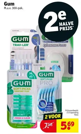 Kruidvat Gum aanbieding