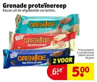 Kruidvat Grenade proteïnereep aanbieding