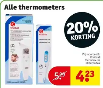 Kruidvat Alle thermometers aanbieding