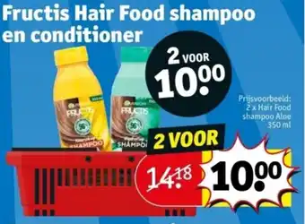 Kruidvat Fructis Hair Food shampoo en conditioner aanbieding