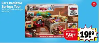 Kruidvat Cars Radiator Springs Tour aanbieding