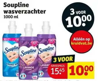 Kruidvat Soupline wasverzachter 1000 ml aanbieding