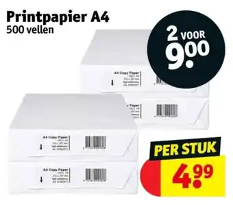 Kruidvat Printpapier A4 500 vellen aanbieding