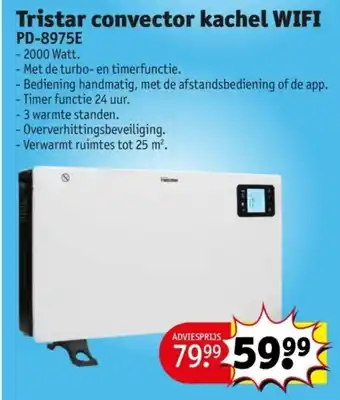 Tristar convector kachel WIFI