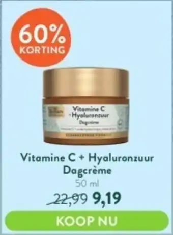 Holland & Barrett Vitamine C + Hyaluronzuur Dagcrème 50 ml aanbieding
