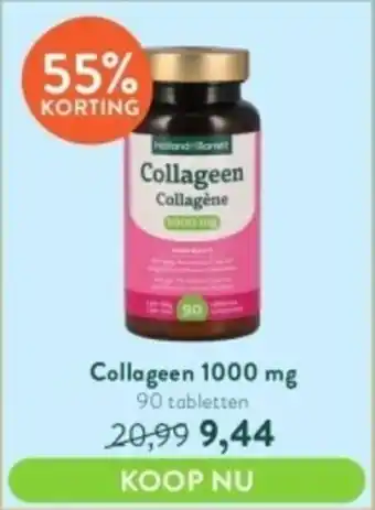 Holland & Barrett Collageen 1000 mg 90 tabletten aanbieding