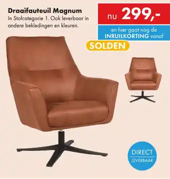 Draaifauteuil Magnum