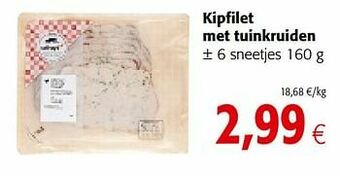 Colruyt Kipfilet met tuinkruiden aanbieding