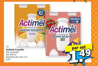 Actimel 4-packs