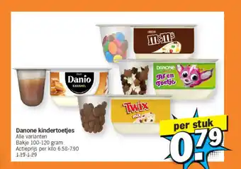 Albert Heijn Danone kindertoetjes aanbieding