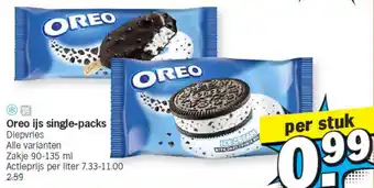 Albert Heijn Oreo ijs single-packs aanbieding