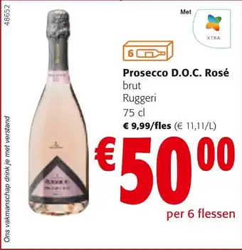 Colruyt Prosecco D.O.C. Rosé brut 75 cl aanbieding