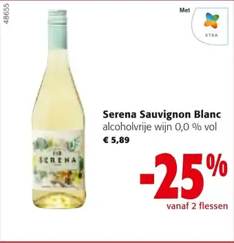 Colruyt Serena Sauvignon Blanc alcoholvrije wijn 0,0 % vol aanbieding