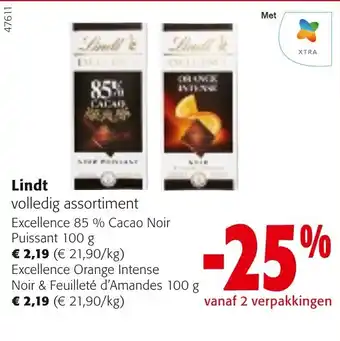 Colruyt Lindt aanbieding