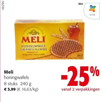 Colruyt Meli honingwafels 8 stuks 240 g aanbieding