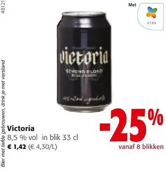 Colruyt Victoria 8,5 % vol in blik 33 cl aanbieding