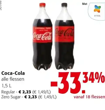 Colruyt Coca-Cola Regular of Zero sugar 1.5L aanbieding