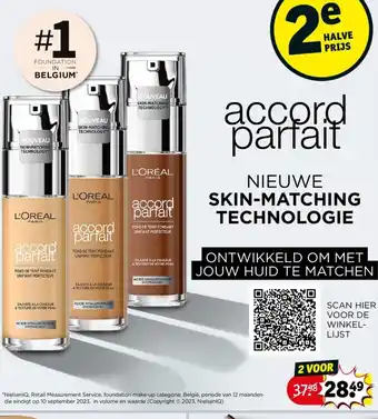 Kruidvat L'ORÉAL accord parfait aanbieding