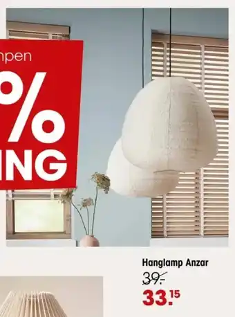 Kwantum Hanglamp anzar aanbieding