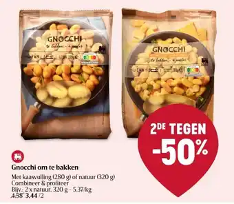 Delhaize Gnocchi om te bakken aanbieding