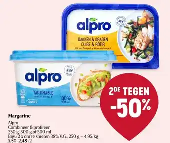 Delhaize Margarine aanbieding