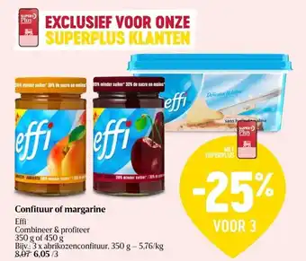 Delhaize Confituur of margarine aanbieding