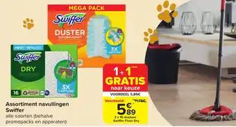 Carrefour Market Assortiment navullingen Swiffer aanbieding