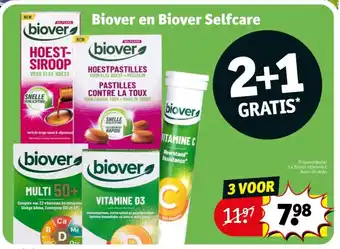 Kruidvat Biover en Biover Selfcare aanbieding