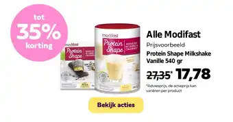 Plein.nl Alle Modifast aanbieding