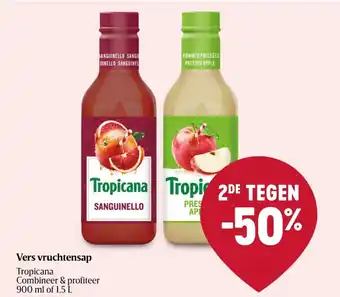Delhaize Vers vruchtensap 900 ml aanbieding