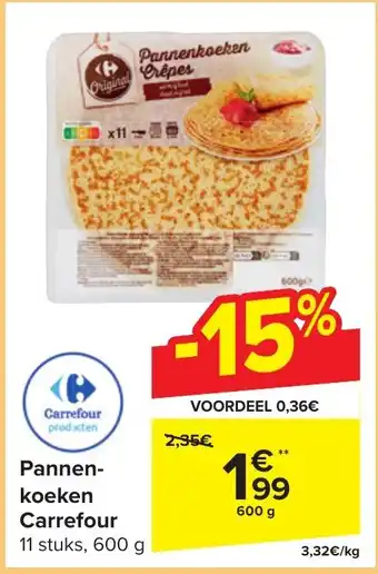 Carrefour Market Pannenkoeken Original Crepes 600 g aanbieding