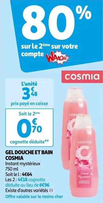 Auchan Gel douche aanbieding