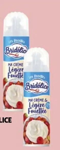 Auchan Creme sous pression bridelice aanbieding